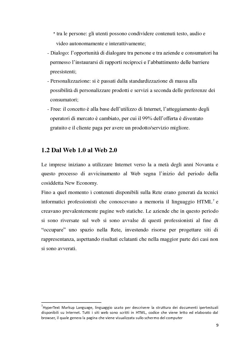 Anteprima della tesi: La comunicazione d'impresa attraverso i social media, Pagina 7