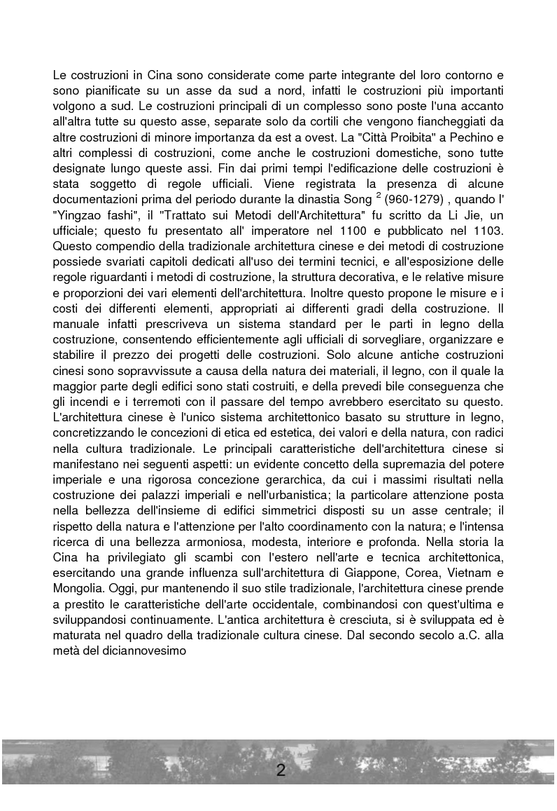 Anteprima della tesi: Architettura tradizionale a Pechino: analisi di alcuni templi della capitale cinese, Pagina 2