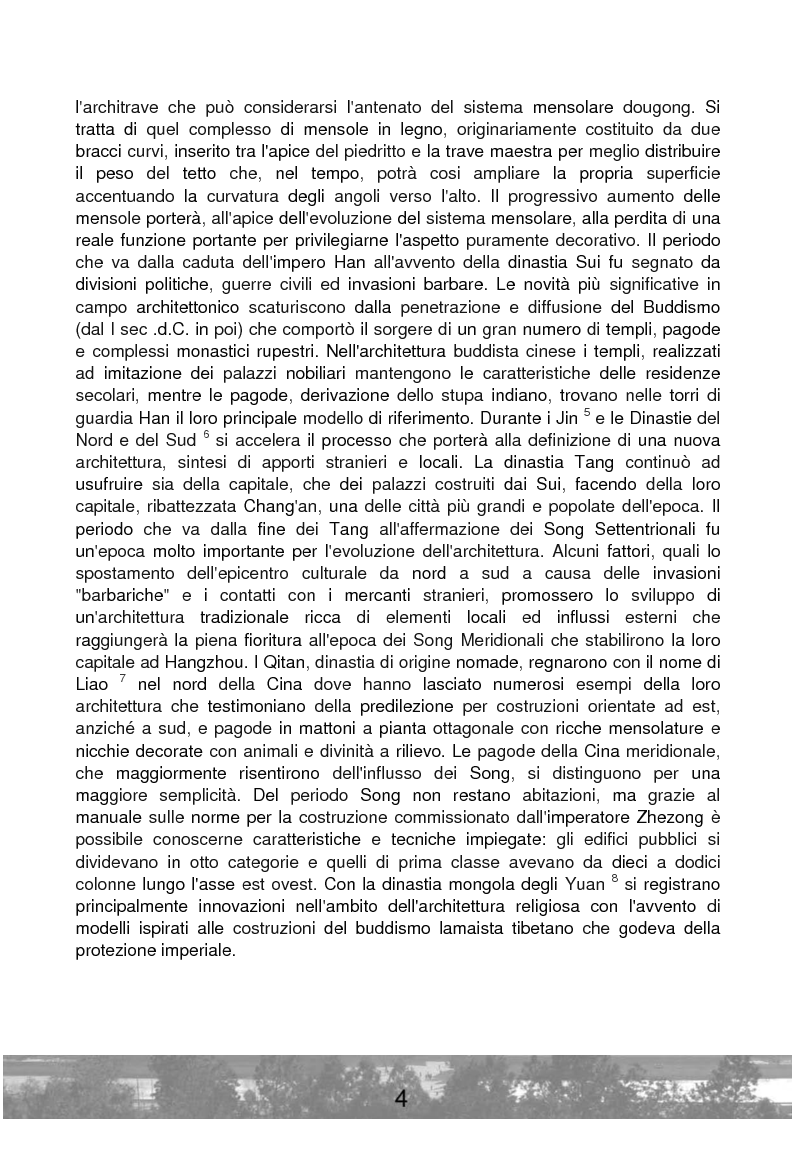 Anteprima della tesi: Architettura tradizionale a Pechino: analisi di alcuni templi della capitale cinese, Pagina 4