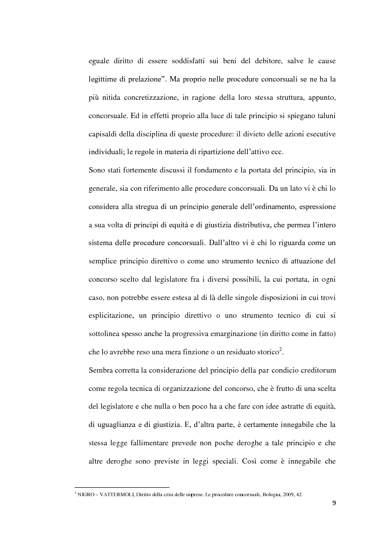 Anteprima della tesi: La sorte dell'impresa nel fallimento, Pagina 9