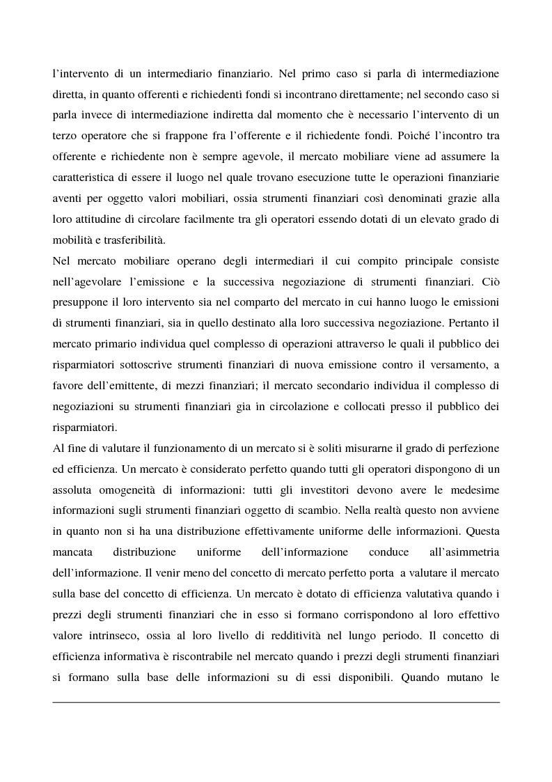 Anteprima della tesi: La contabilizzazione degli strumenti finanziari derivati secondo la prassi nazionale e quella internazionale, Pagina 4
