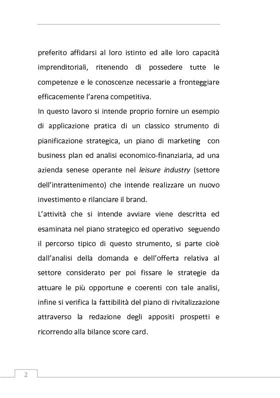 Anteprima della tesi: La rivitalizzazione di mercato. Il caso Essenza., Pagina 2
