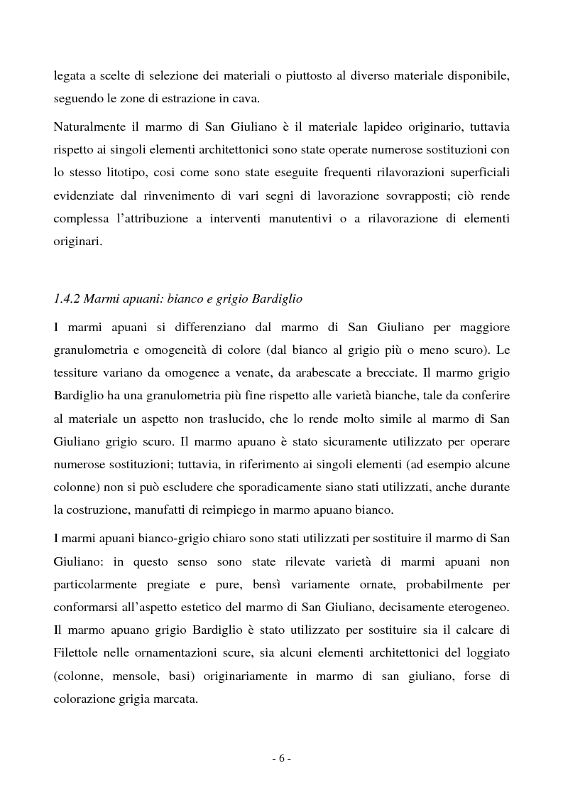 Anteprima della tesi: Caratterizzazione di alcuni strati superficiali, mediante analisi infrarossa, presenti sulle colonne della Torre di Pisa, Pagina 5