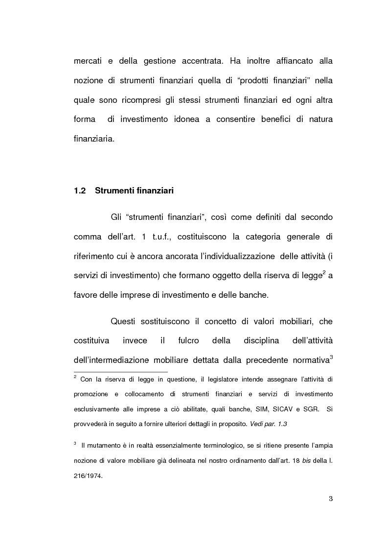 Anteprima della tesi: L'offerta fuori sede di strumenti finanziari, Pagina 3