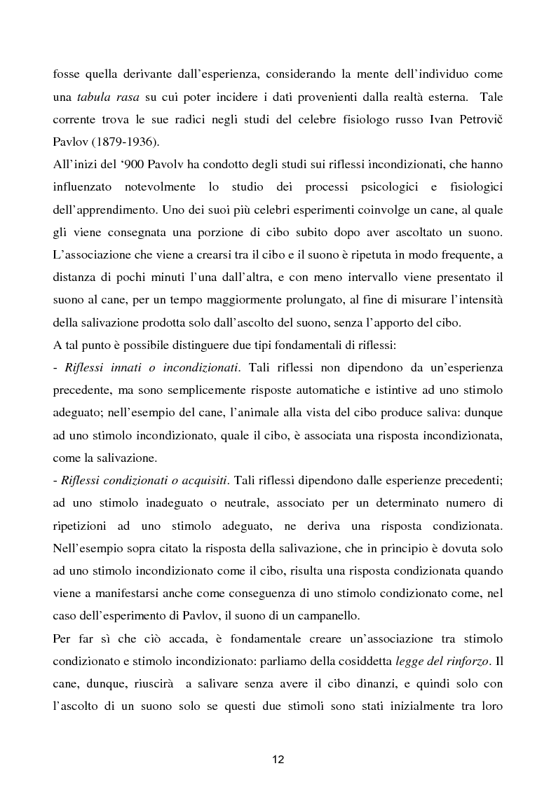 Anteprima della tesi: Apprendere con difficoltà. Problematiche psicopedagogiche., Pagina 6