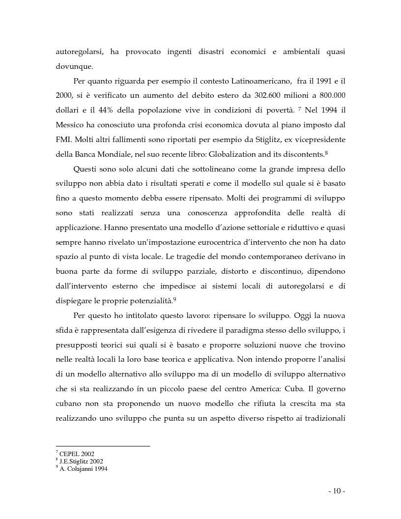 Anteprima della tesi: Ripensare lo sviluppo. Etnografia del Plan Turquino Manati a Cuba., Pagina 3