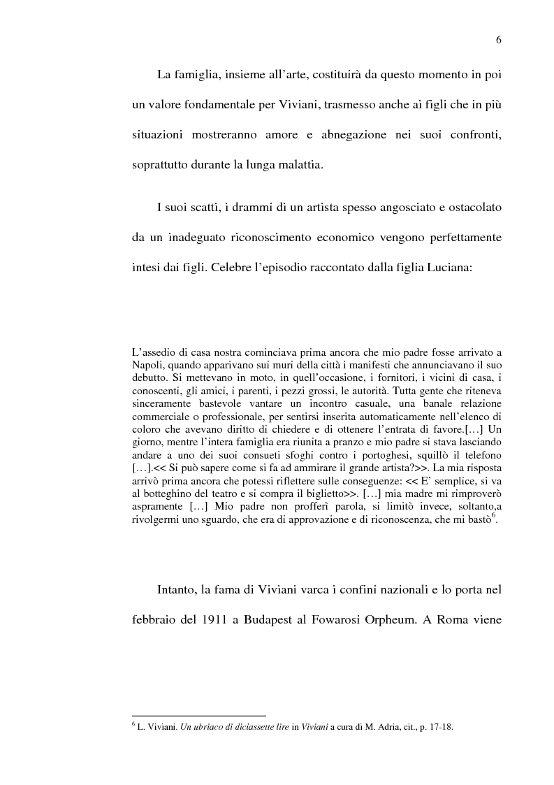 Anteprima della tesi: Dal Varietà a commedia: il ''genere Viviani'', Pagina 6