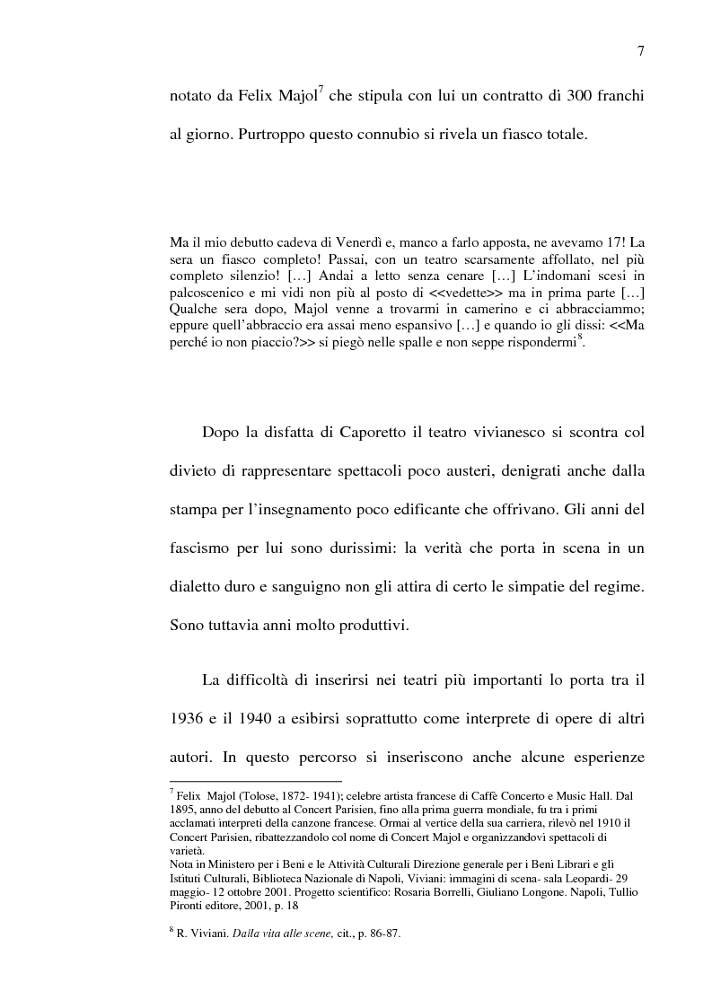 Anteprima della tesi: Dal Varietà a commedia: il ''genere Viviani'', Pagina 7