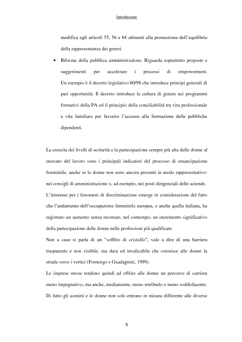 Anteprima della tesi: Analisi econometrica dei differenziali salariali per genere in Italia, Pagina 2