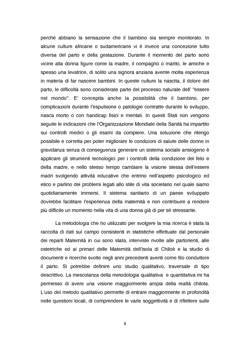 Anteprima della tesi: Negoziare la nascita. Una analisi antropologica dei sistemi medici dell'isola di Chiloè (Cile), Pagina 3