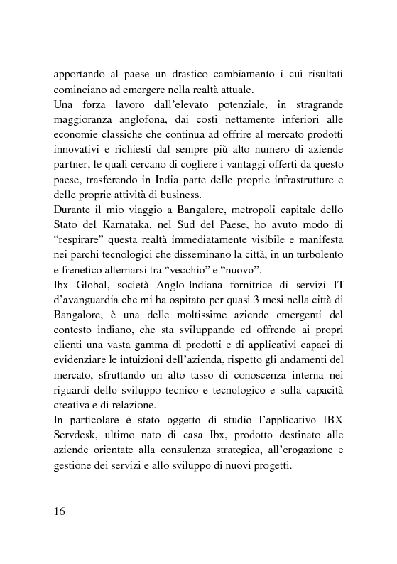 Anteprima della tesi: Processi di innovazione e strumenti per la gestione del cambiamento. Il caso Ibx Global di Bangalore, Pagina 4