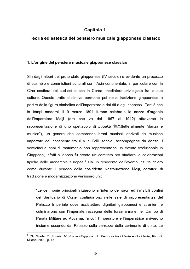 Anteprima della tesi: Yōgaku. Timbri e Sonorità d'Europa in Giappone, Pagina 7