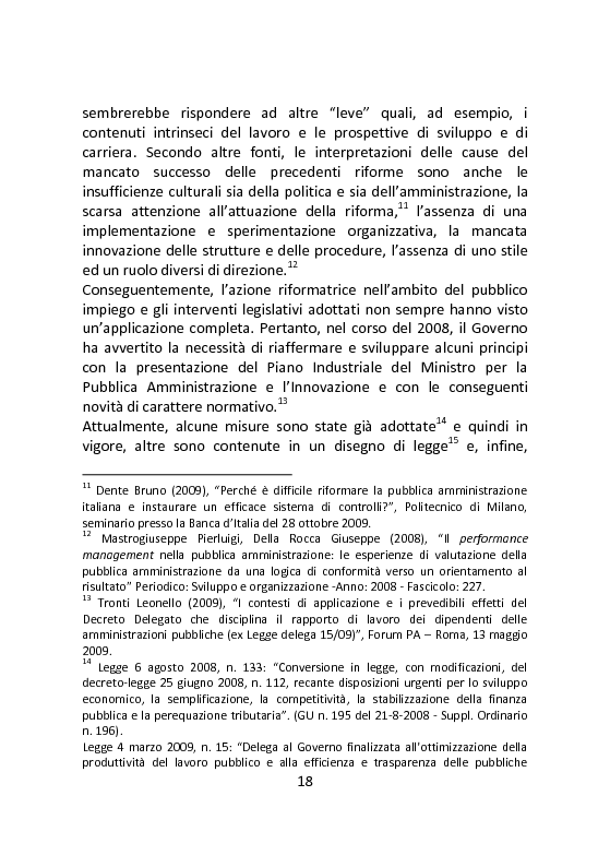Anteprima della tesi: Governare è decidere e comunicare. Una sfida per il manager pubblico., Pagina 5