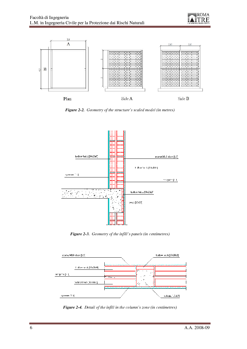 Anteprima della tesi: Seismic Analysis of Masonry Infilled R.C. Frames, Pagina 6