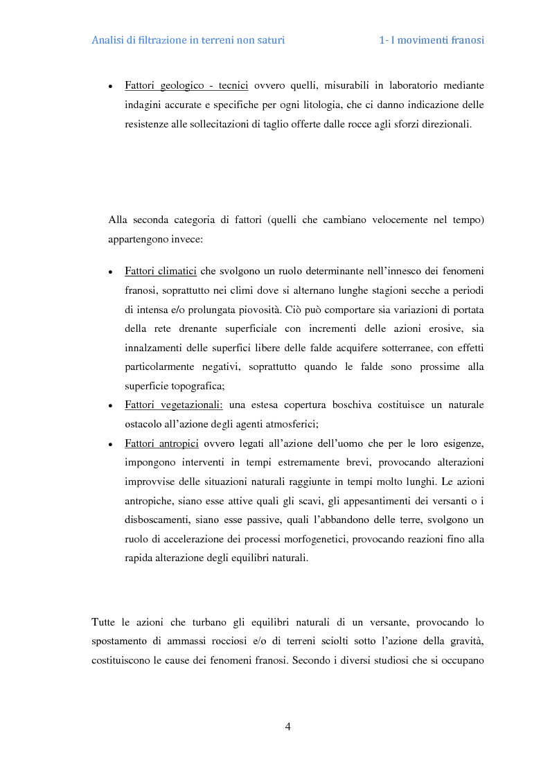 Anteprima della tesi: Analisi di filtrazione in terreni non saturi: il caso delle coperture piroclastiche nel territorio campano, Pagina 5