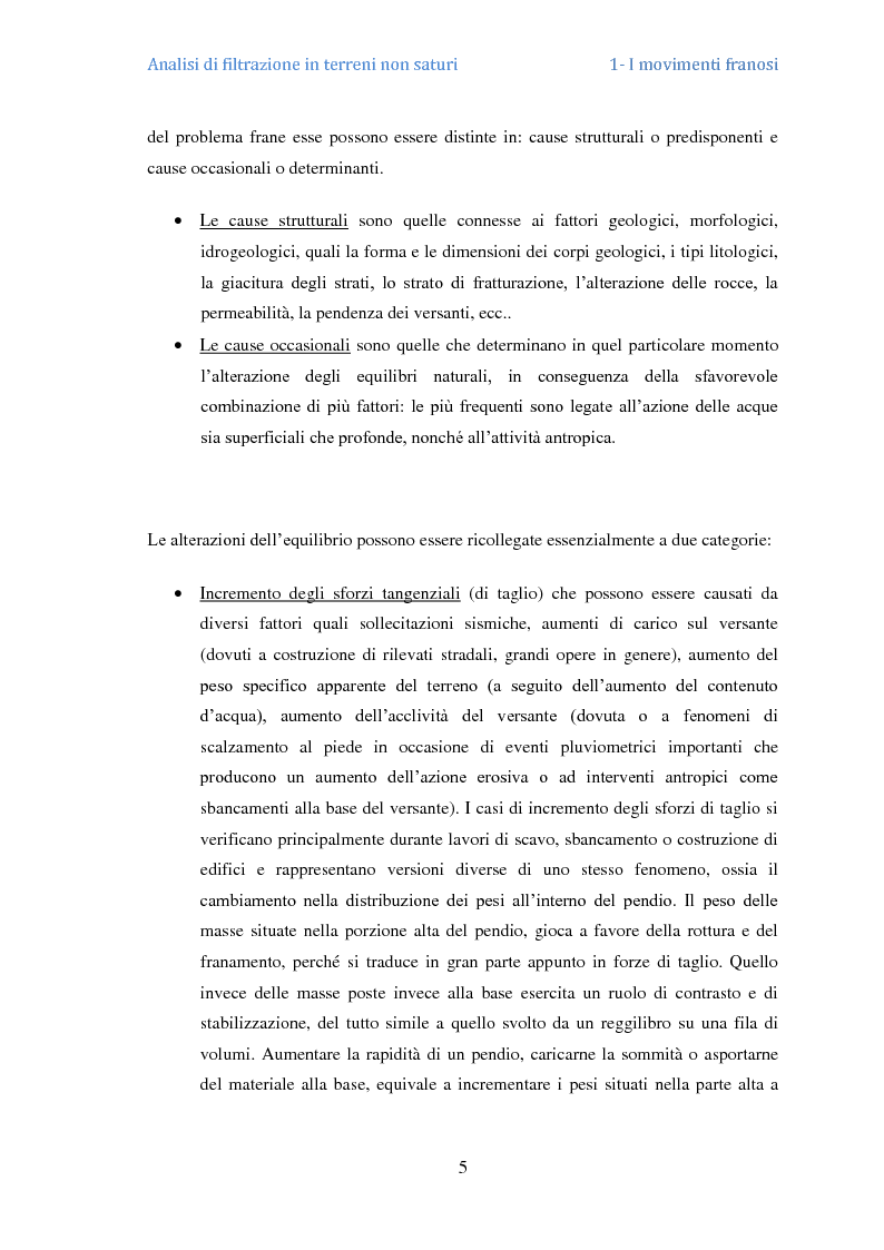 Anteprima della tesi: Analisi di filtrazione in terreni non saturi: il caso delle coperture piroclastiche nel territorio campano, Pagina 6