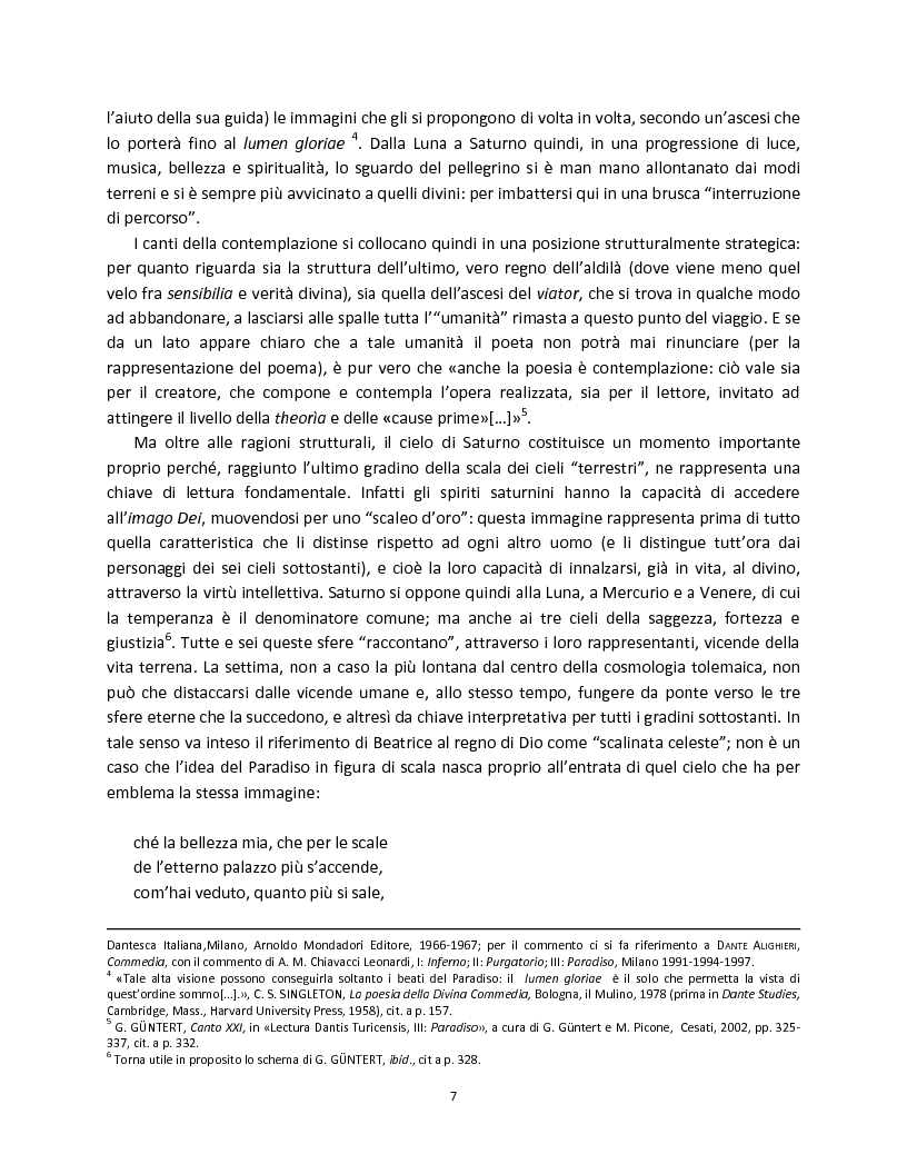 Anteprima della tesi: La scala della contemplazione nella Commedia, Pagina 5