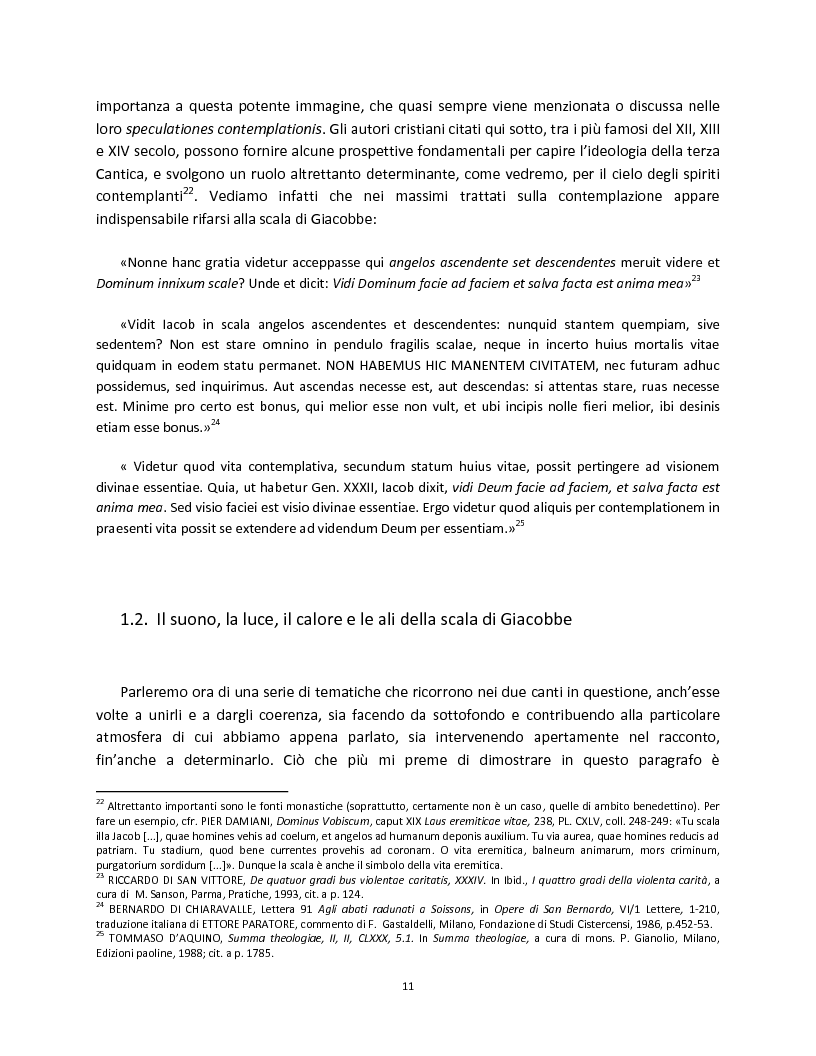 Anteprima della tesi: La scala della contemplazione nella Commedia, Pagina 9
