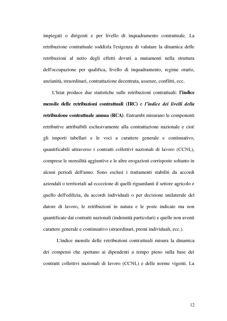 Anteprima della tesi: Distribuzione dei salari in Italia. Confronti e tendenze pubblico privato, Pagina 10