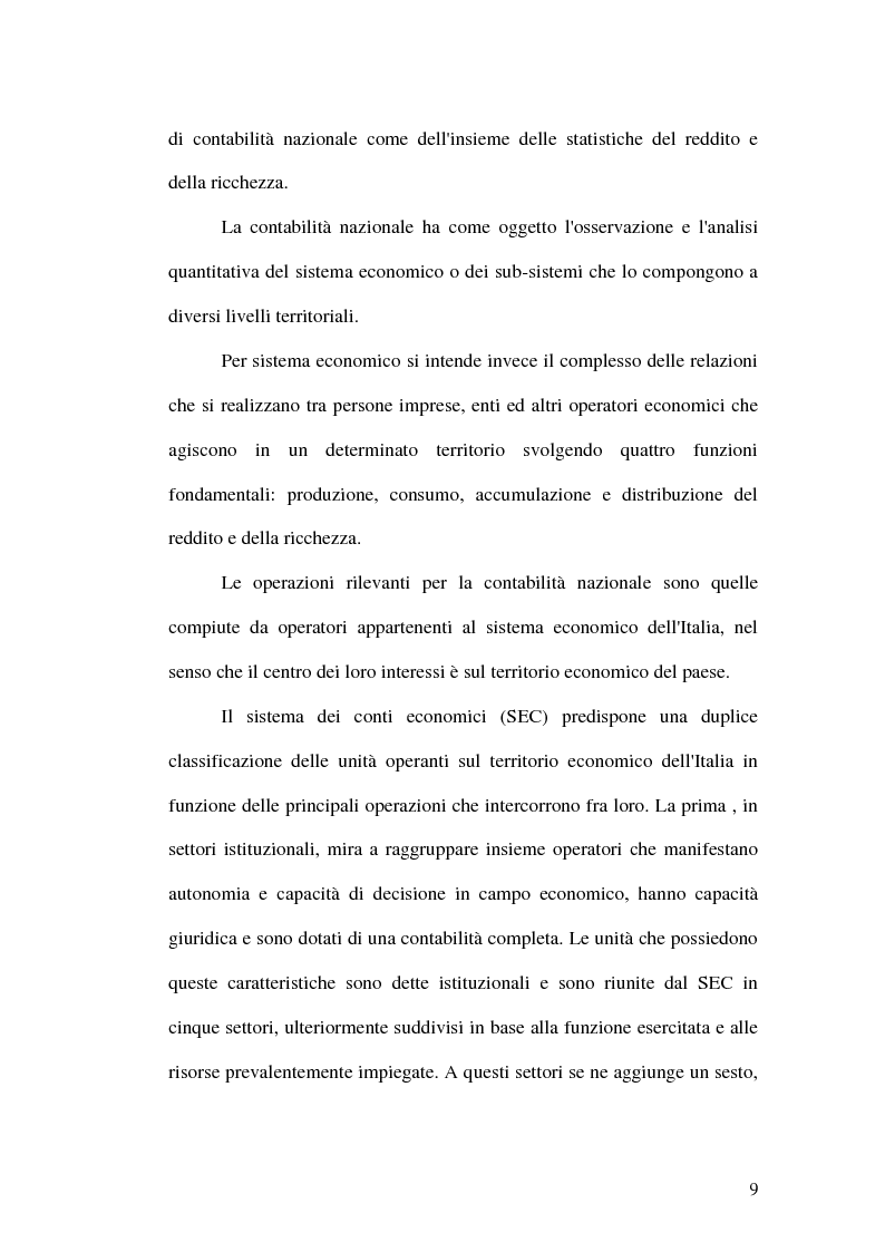 Anteprima della tesi: Distribuzione dei salari in Italia. Confronti e tendenze pubblico privato, Pagina 7