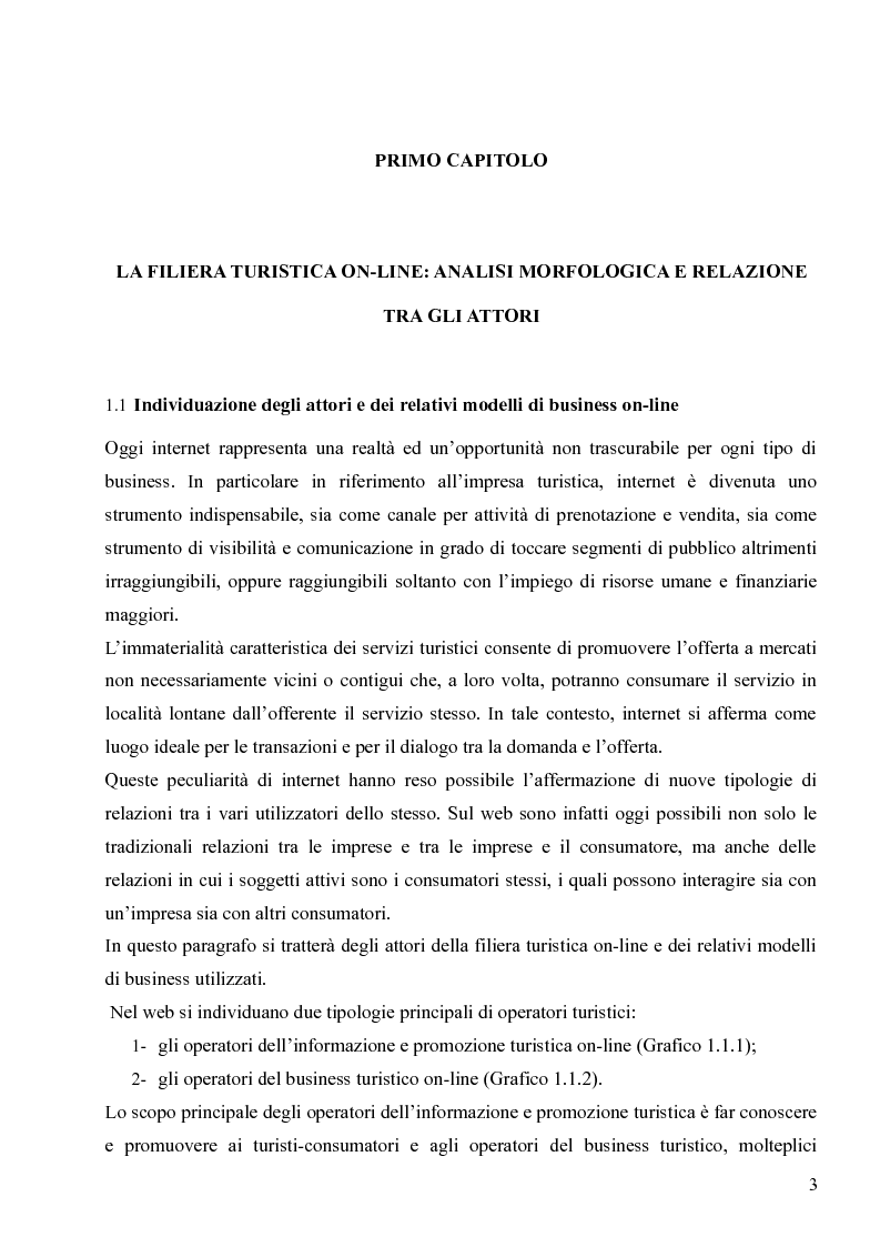 Anteprima della tesi: Il ruolo dell'information and communication technology sulla filiera turistica on-line: il caso expedia.it, Pagina 5