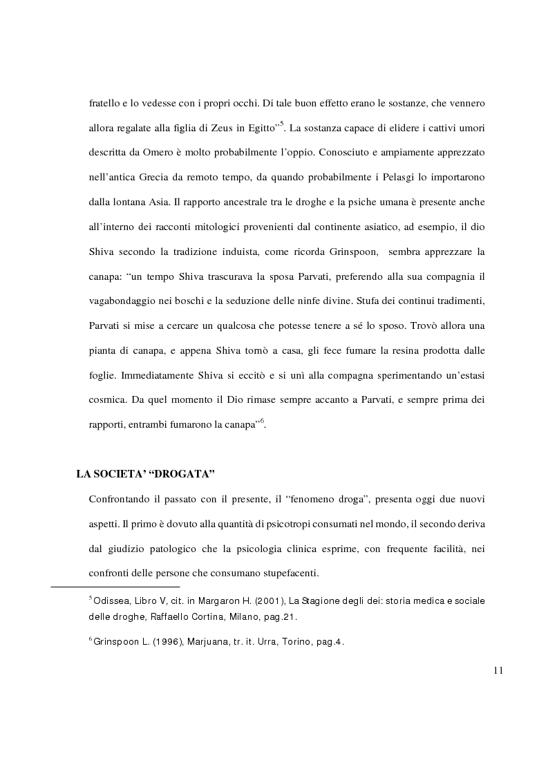 Anteprima della tesi: Il consumo di droghe. Tra Psiche e Techne. Per una prospettiva psico-antropologica., Pagina 5
