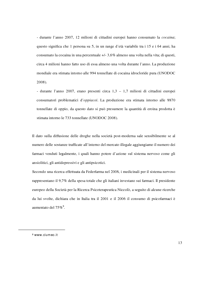 Anteprima della tesi: Il consumo di droghe. Tra Psiche e Techne. Per una prospettiva psico-antropologica., Pagina 7