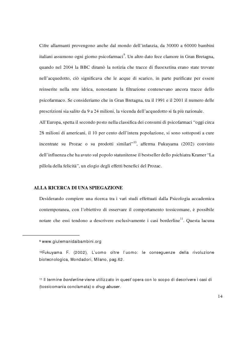 Anteprima della tesi: Il consumo di droghe. Tra Psiche e Techne. Per una prospettiva psico-antropologica., Pagina 8