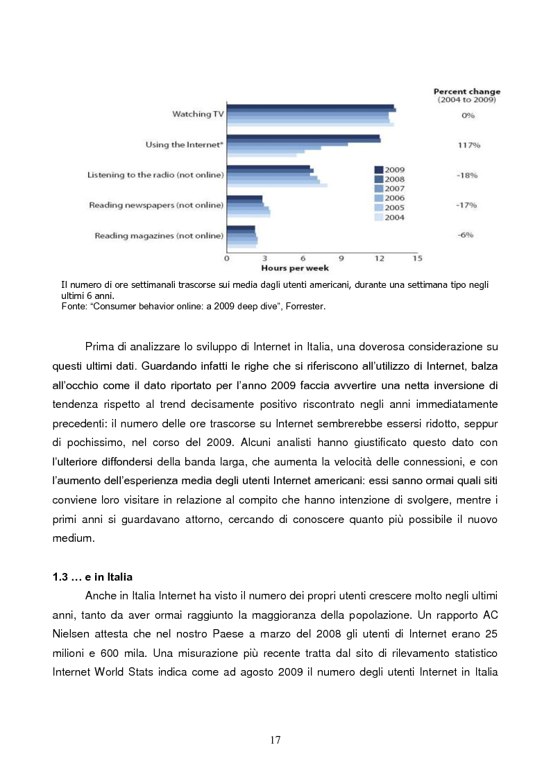 Anteprima della tesi: L'integrazione di Internet nella pianificazione di una campagna pubblicitaria nazionale in Italia. Il caso MINI, Pagina 12