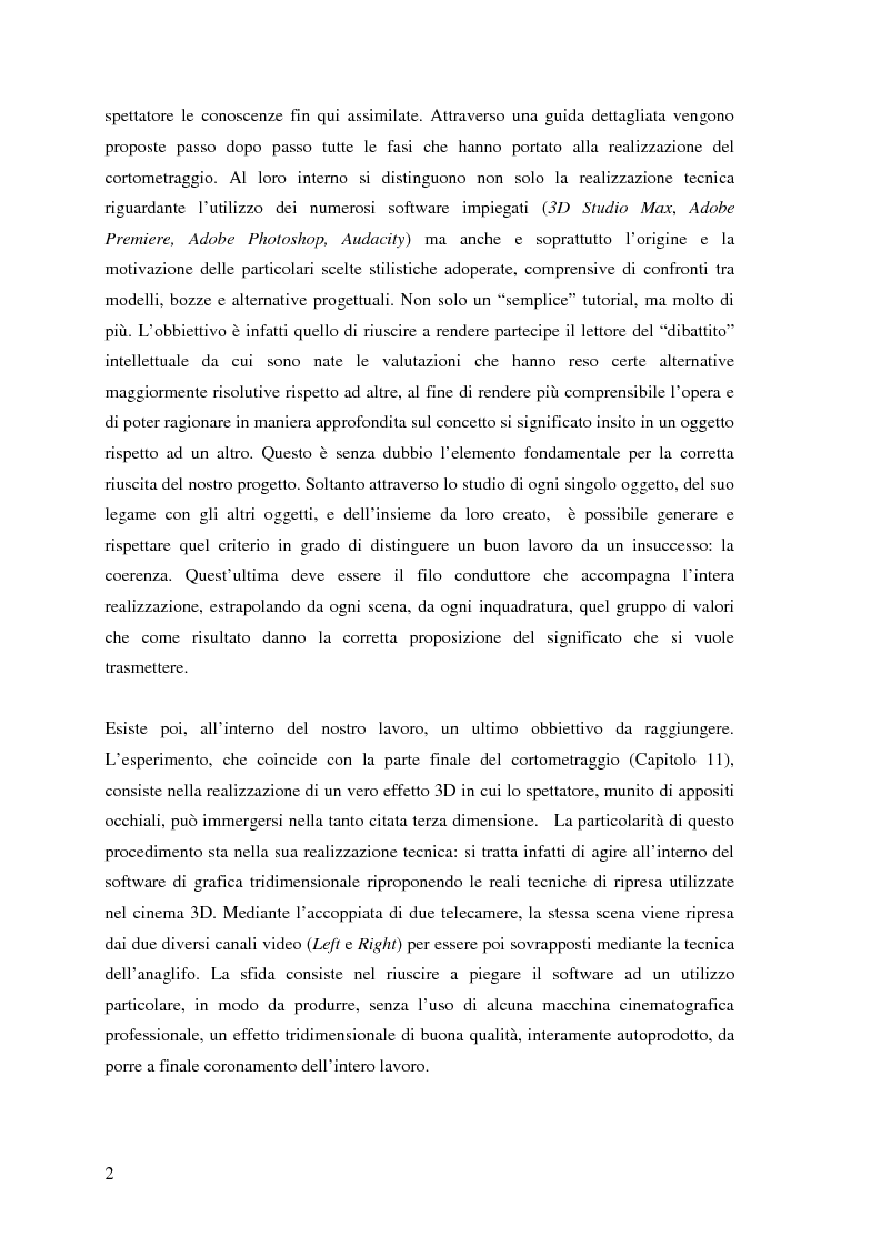 Anteprima della tesi: 3D Story - Storia, Immagine, Tecniche del cinema tridimensionale, Pagina 3