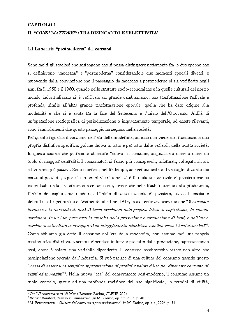 Anteprima della tesi: Altri marketing - Strategie non convenzionali per i nuovi consumatori, Pagina 4