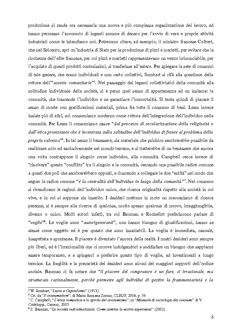 Anteprima della tesi: Altri marketing - Strategie non convenzionali per i nuovi consumatori, Pagina 6