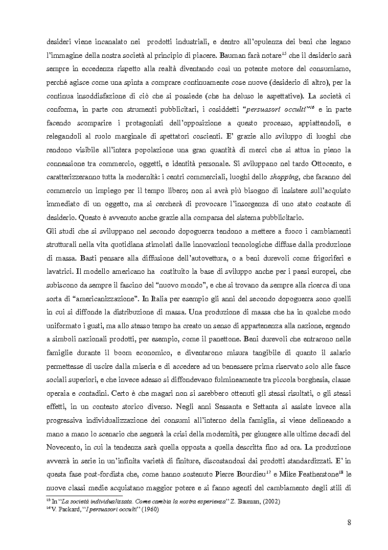 Anteprima della tesi: Altri marketing - Strategie non convenzionali per i nuovi consumatori, Pagina 8