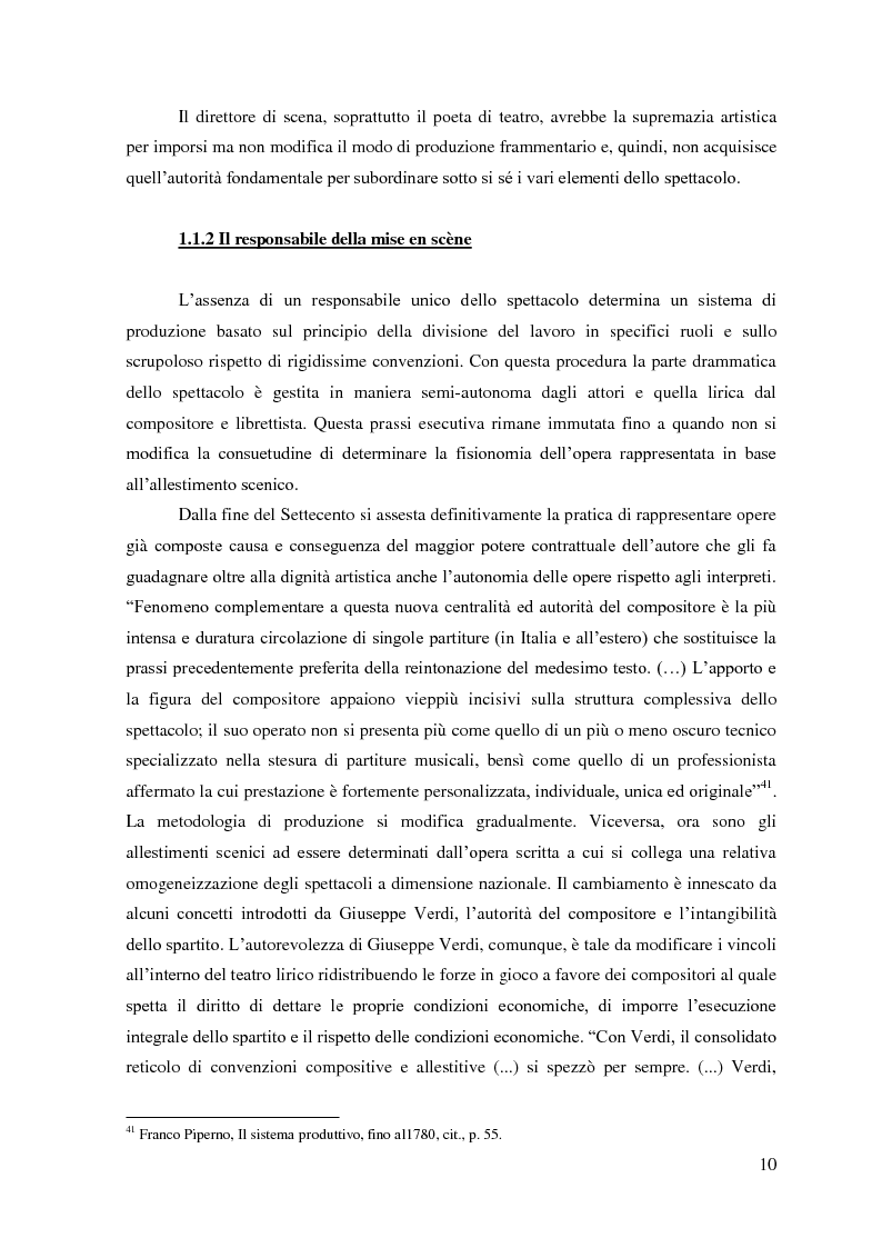 Anteprima della tesi: Intorno a Traviata: problematiche relative alla regia nel teatro lirico, Pagina 14