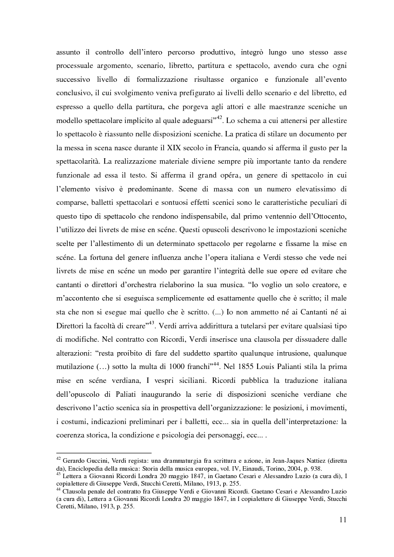 Anteprima della tesi: Intorno a Traviata: problematiche relative alla regia nel teatro lirico, Pagina 15