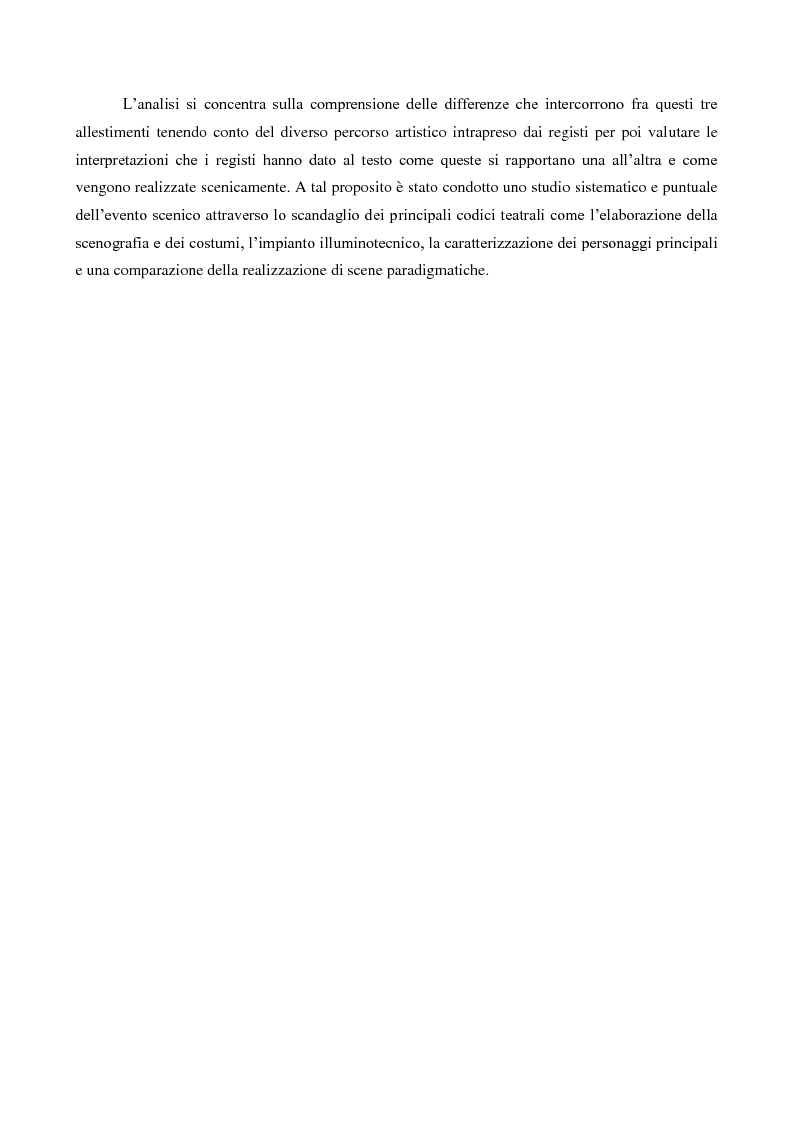 Anteprima della tesi: Intorno a Traviata: problematiche relative alla regia nel teatro lirico, Pagina 4