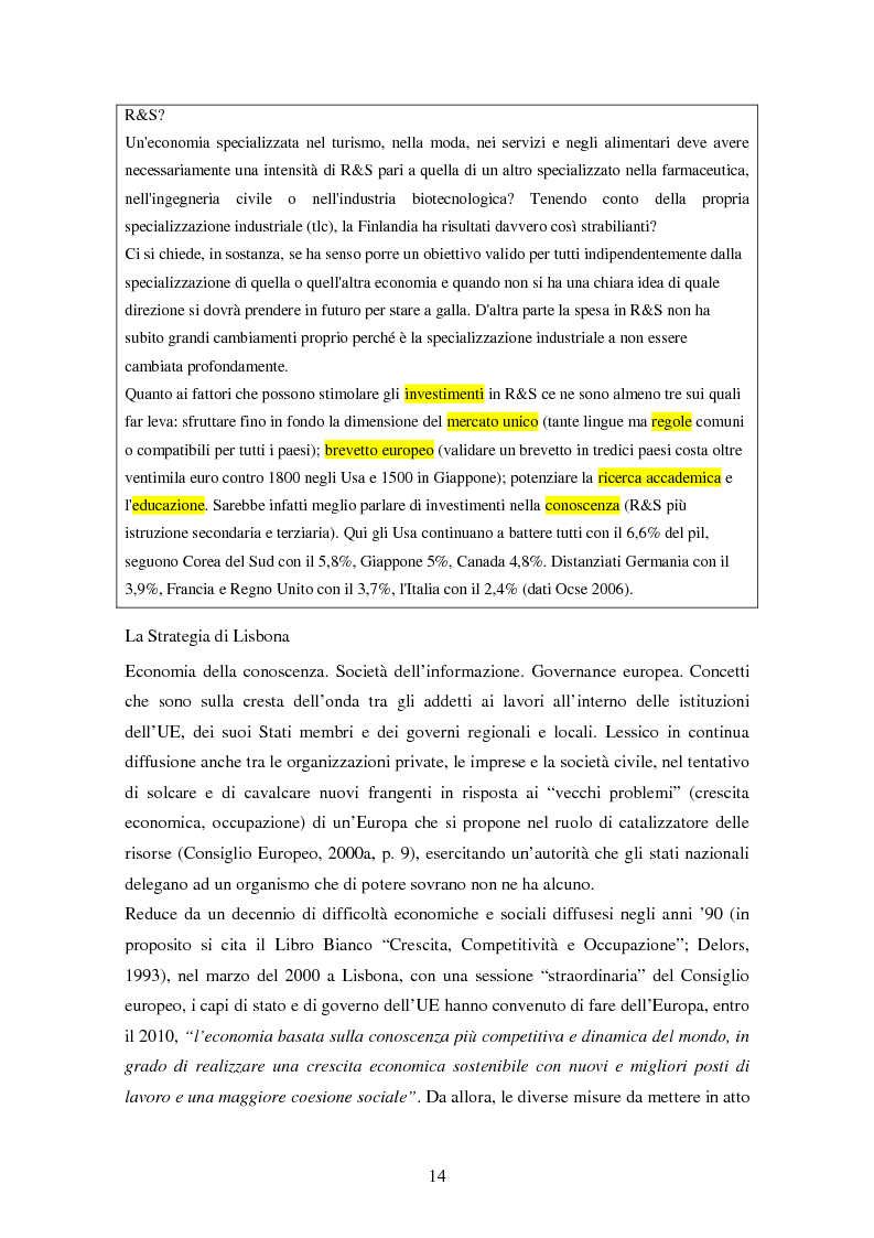 Anteprima della tesi: Modelli e tecniche di governo europeo attraverso un caso di governance regionale, Pagina 10