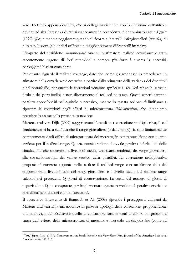 Anteprima della tesi: La stima della covarianza mediante approcci alternativi basati su dati ad alta frequenza, Pagina 7