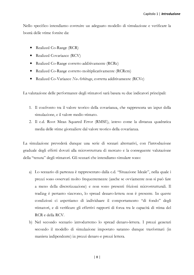 Anteprima della tesi: La stima della covarianza mediante approcci alternativi basati su dati ad alta frequenza, Pagina 9