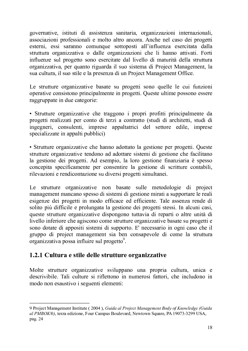 Anteprima della tesi: Logiche di allineamento della valutazione della performance del project manager e d'impresa nelle PMI, Pagina 9