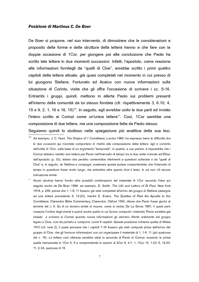 Anteprima della tesi: La prima lettera di Paolo ai Corinzi: tra retorica e letteratura, Pagina 8