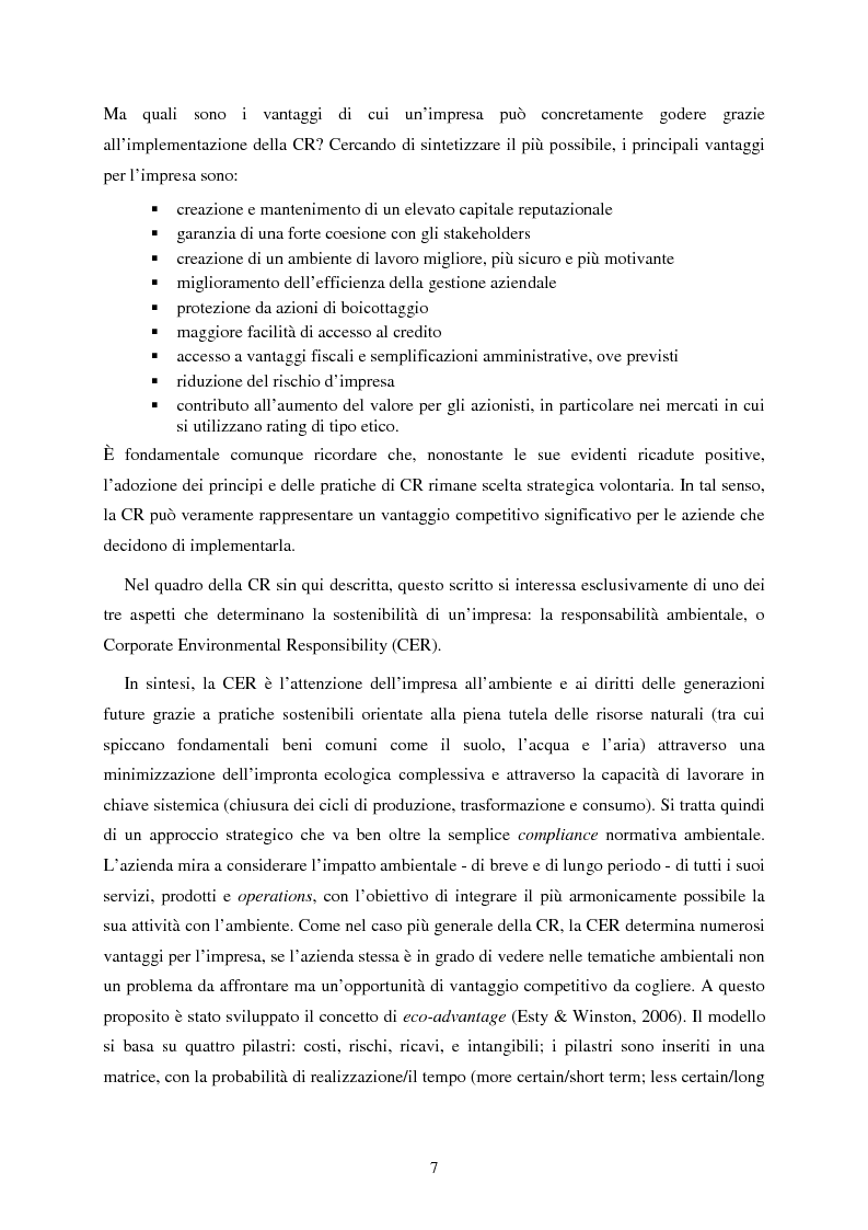 Anteprima della tesi: Corporate Environmental Responsibility nell'industria alberghiera, Pagina 6