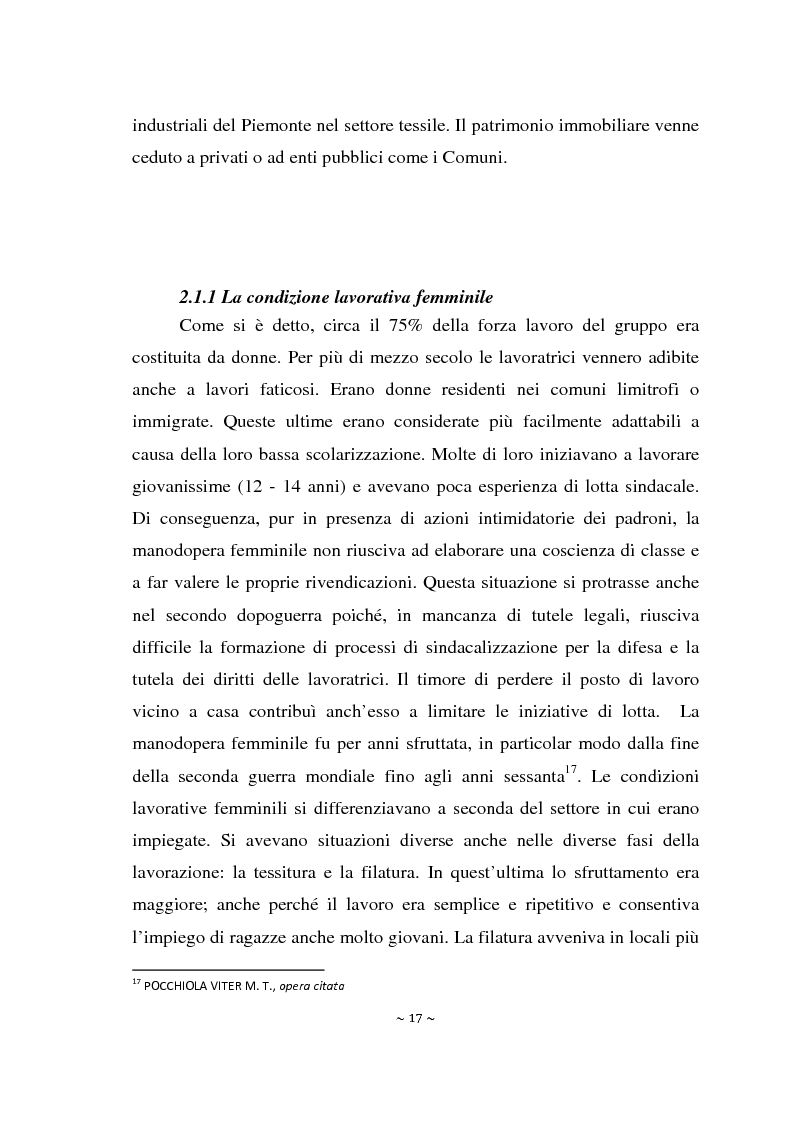 Anteprima della tesi: Il lavoro femminile in Piemonte nella seconda metà del XX secolo: il caso del Canavese, Pagina 13