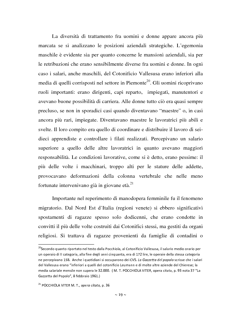 Anteprima della tesi: Il lavoro femminile in Piemonte nella seconda metà del XX secolo: il caso del Canavese, Pagina 15