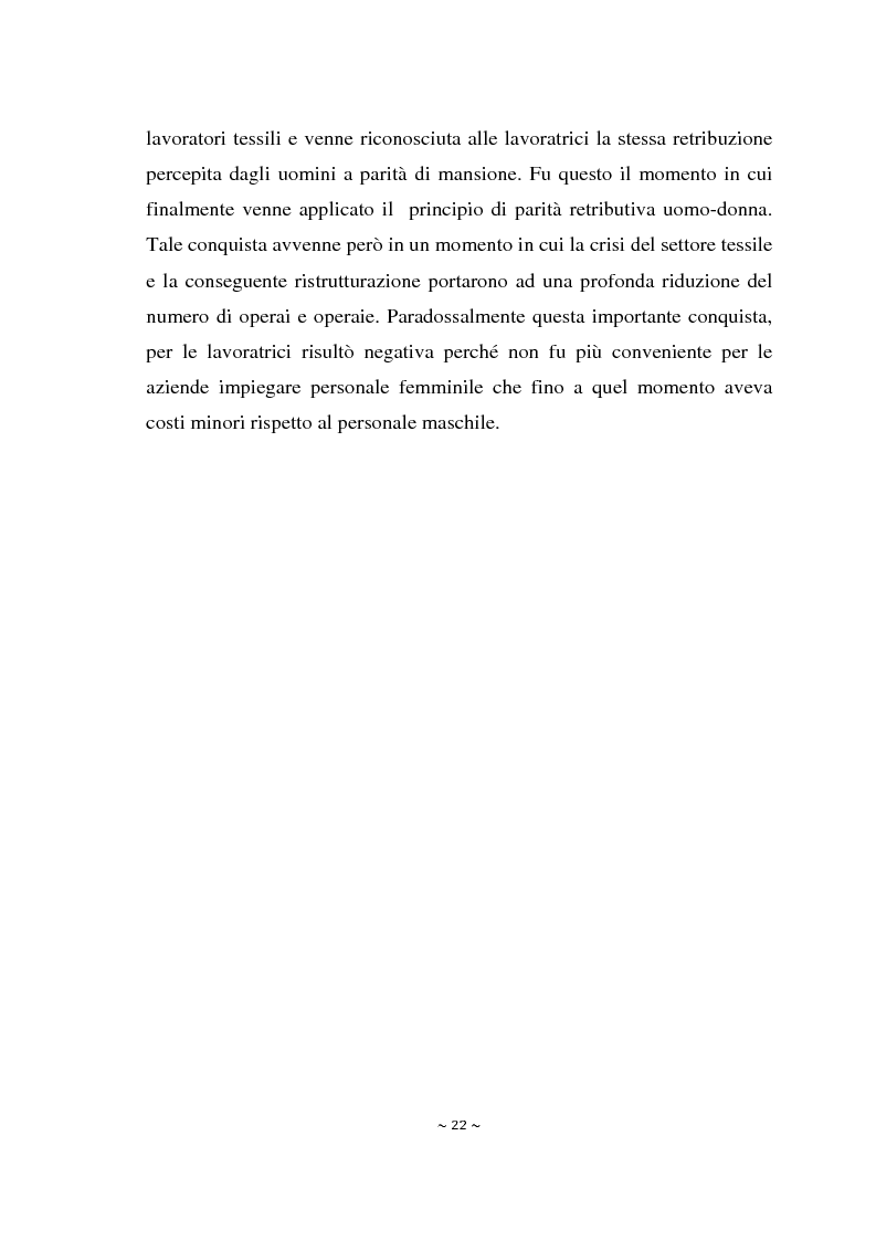 Anteprima della tesi: Il lavoro femminile in Piemonte nella seconda metà del XX secolo: il caso del Canavese, Pagina 18