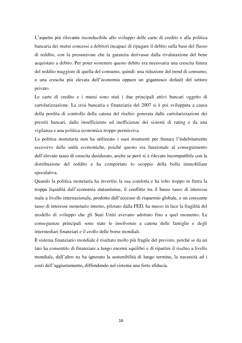 Anteprima della tesi: Crisi economica globale ed efficacia dei sistemi di controllo esterno, Pagina 12