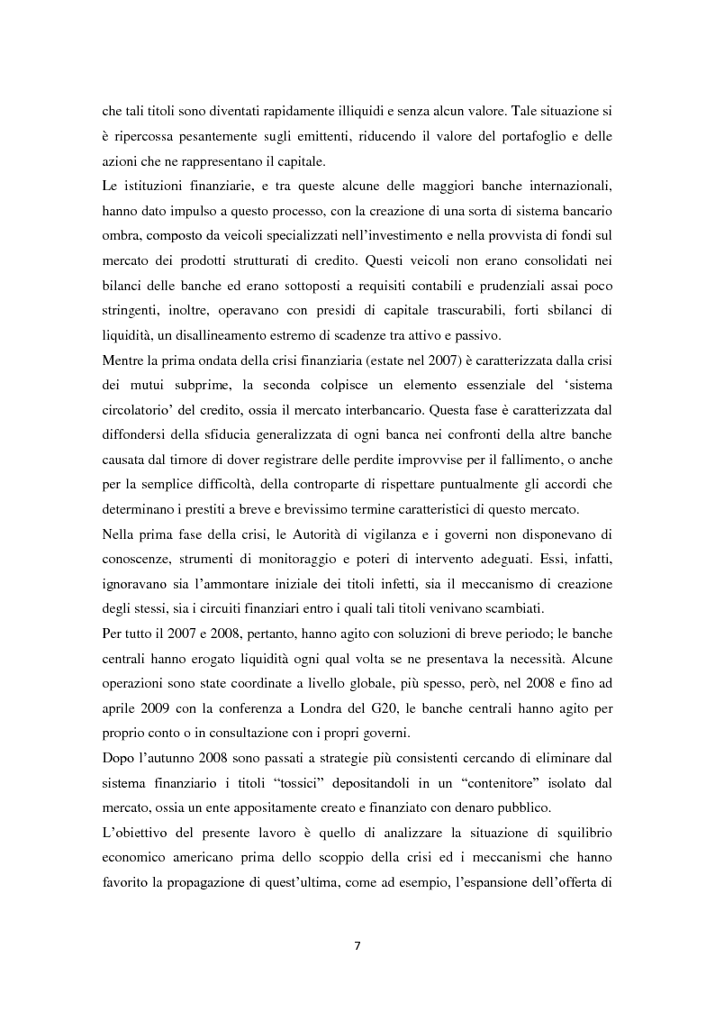 Anteprima della tesi: Crisi economica globale ed efficacia dei sistemi di controllo esterno, Pagina 3