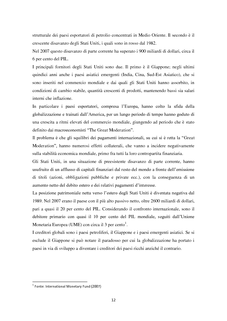 Anteprima della tesi: Crisi economica globale ed efficacia dei sistemi di controllo esterno, Pagina 8
