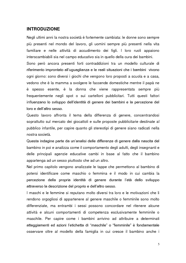 Anteprima della tesi: Differenze di genere: dal gioco alla televisione, Pagina 2