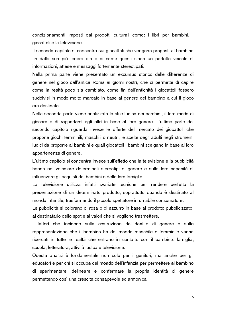 Anteprima della tesi: Differenze di genere: dal gioco alla televisione, Pagina 3